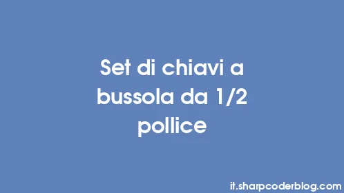 Set di chiavi a bussola da 1/2 pollice - Thumbnail