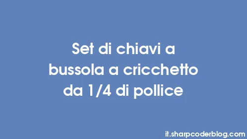 Set di chiavi a bussola a cricchetto da 1/4 di pollice - Thumbnail