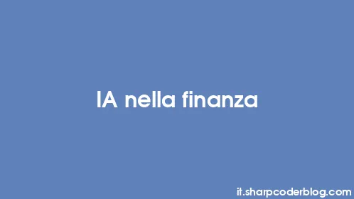IA nella finanza - Thumbnail