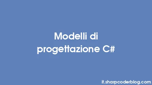 Modelli di progettazione C# - Thumbnail