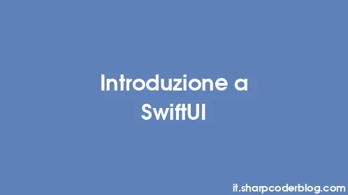Introduzione a SwiftUI - Thumbnail