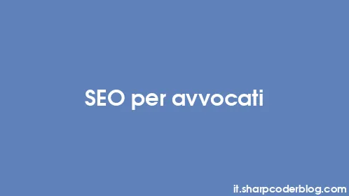 SEO per avvocati - Thumbnail