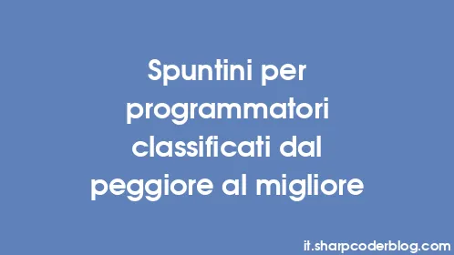 Spuntini per programmatori classificati dal peggiore al migliore - Thumbnail
