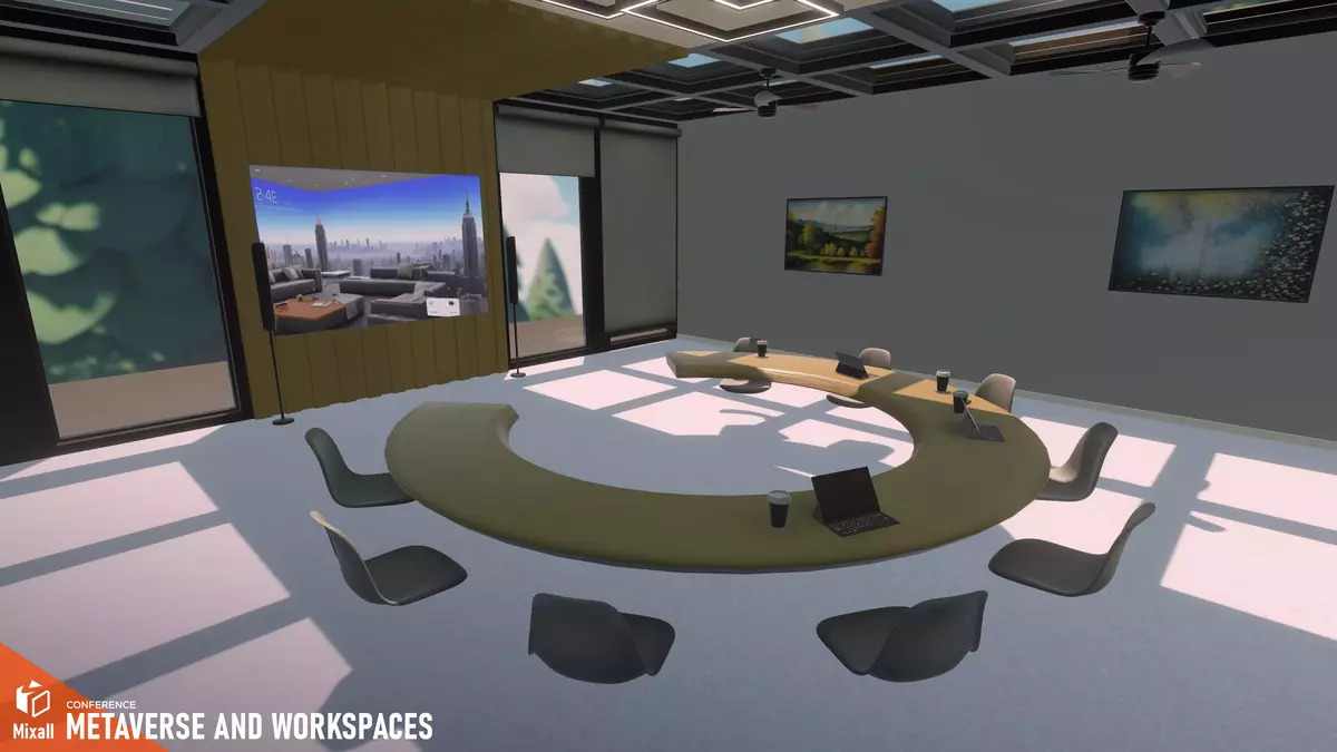 Metaverse e aree di lavoro - Conferenza - Pacchetto Unity Asset Store.