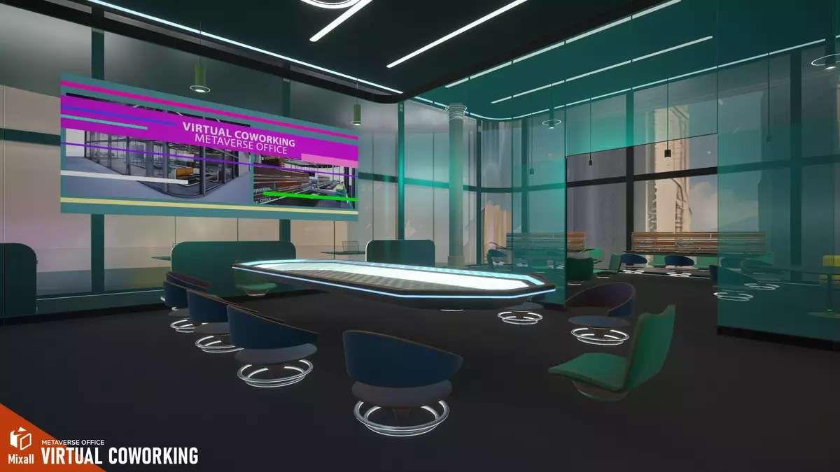 Coworking virtuale - Metaverse Office - Pacchetto Unity Asset Store.