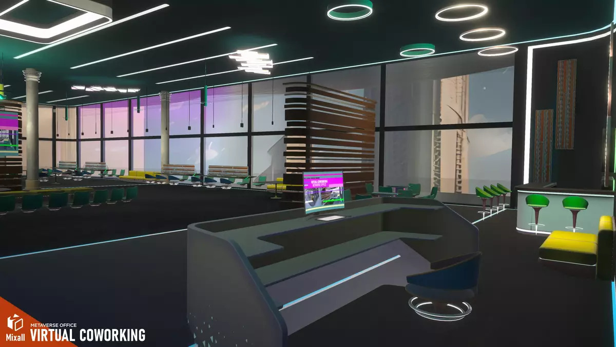 Coworking virtuale - Metaverse Office - Pacchetto Unity Asset Store.