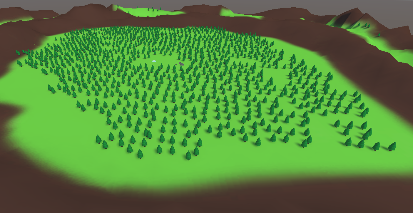 Scena Unity dopo l'ottimizzazione