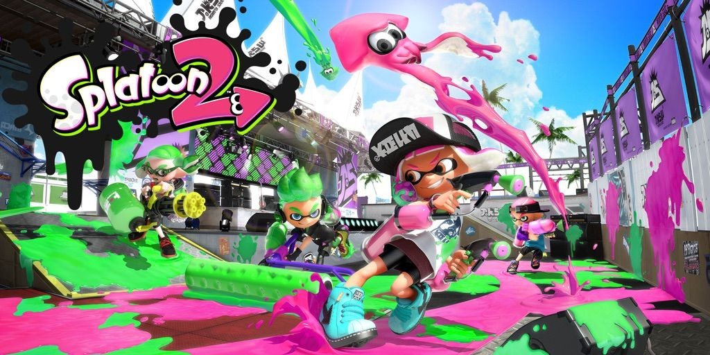 Striscione del gioco Splatoon 2